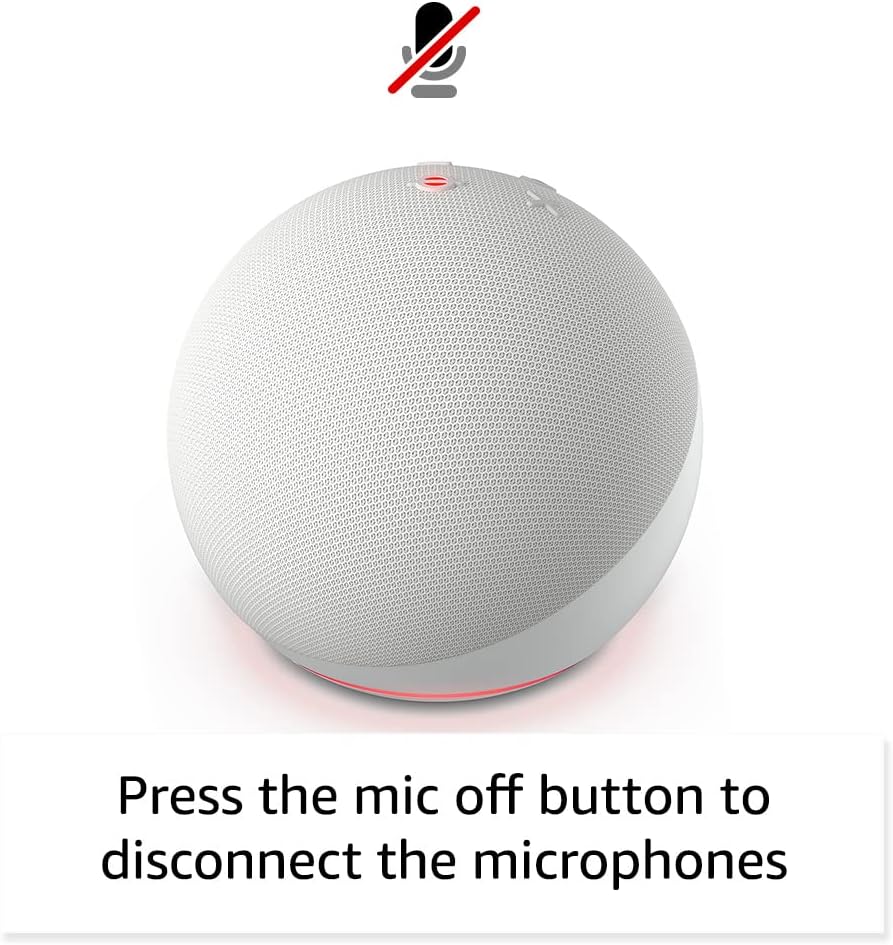 Amazon Echo Dot, an Alexa device (newest model),