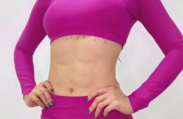2 pieces set short and top highly elastic stylize your figure